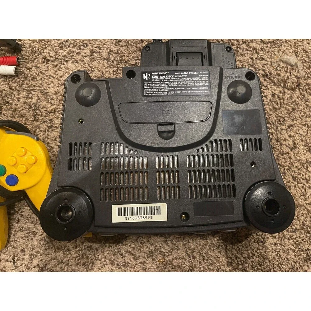 Nintendo 64 N64 Console System w/ 1 Controller & Cables, Tested